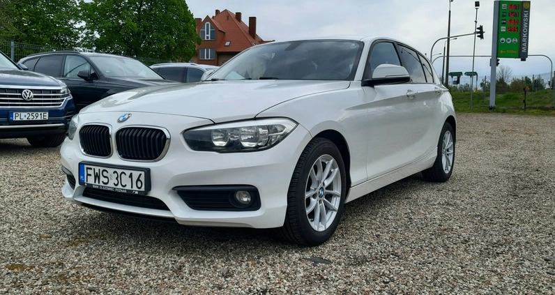 BMW Seria 1 cena 46900 przebieg: 156000, rok produkcji 2016 z Koło małe 631